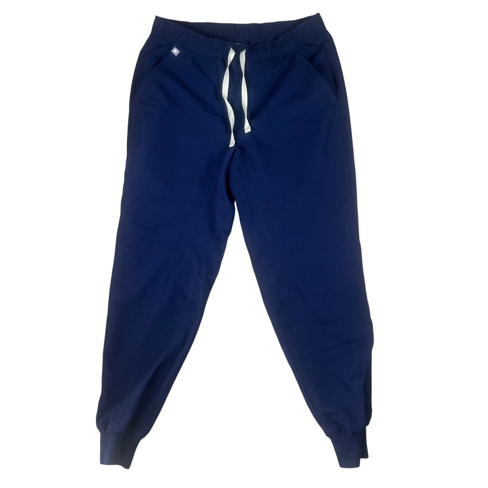 FIGS Zamunda Jogger Scrub Pants Womens Small Short Navy Blue MXXSW2004S Navy